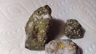 Gold vs Pyrite \u0026 Chalcopyrite  .