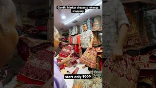 Gandhi market cheapest lehenga shopping in mumbai #shorts #ashortaday #lehenga