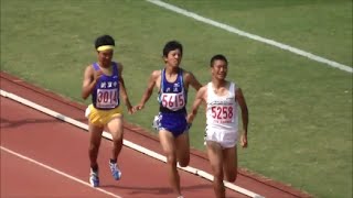 群馬県中学校総体陸上2014　男子800ｍ決勝