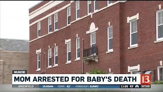 Muncie mom arrested for baby's death