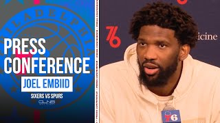 Joel Embiid on 70 POINT Game in 76ers Win vs Spurs | Postgame Interview