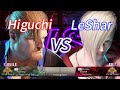 SF6💥Higuchi(#1 Ranked GUILE) vs LeShar(#1 Ranked ED)💥Street Fighter 6 High Level Match's EP830