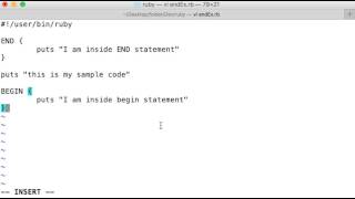 Lecture 9: What is Ruby END Statement