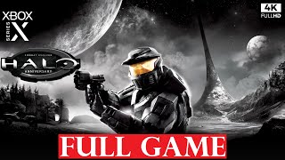 HALO CE ANNIVERSARY Gameplay Walkthrough FULL GAME [4K 60FPS XBOX SERIES X] - No Commentary