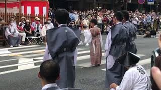 祇園祭2022年前祭山鉾巡行　孟宗山のくじ改め