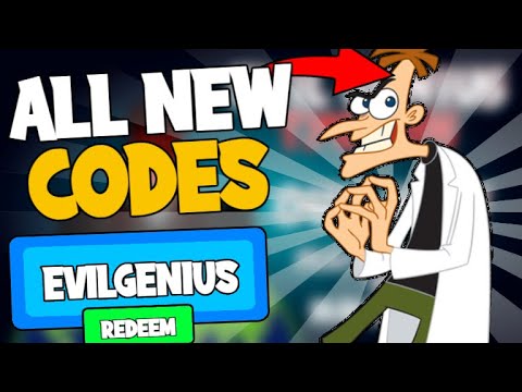 ALL EVIL GENIUS TYCOON CODES! (July 2022) ROBLOX Codes *SECRET/WORKING*