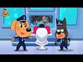 police rescue a baby safety tips police cartoon kids cartoon sheriff labrador