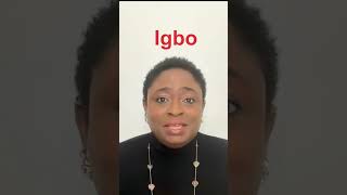 Igbo Pronunciation - How to Pronounce the word Igbo