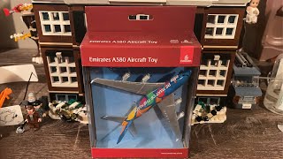 Unboxing My New Emirates Airbus A380 Single Plane Model By Daron!