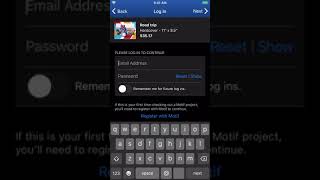 Register Or Login | iOS Tutorial Video | Motif