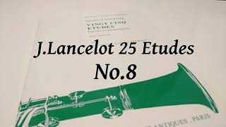 J.Lancelot：25 Etudes No.8