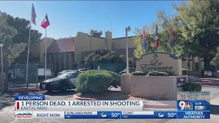 Person dead, other arrested in shooting in East El Paso