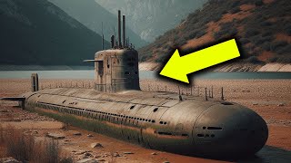 Workers Discover Submarine in Dried Up River  Upon Closer Inspection, They Turn Pale!