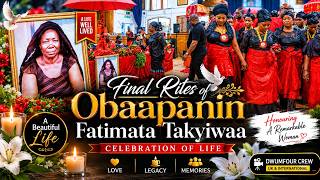 🕊️ Final Rites of Obaapanin Fatimata Takyiwaa 💐 | Celebration of Life