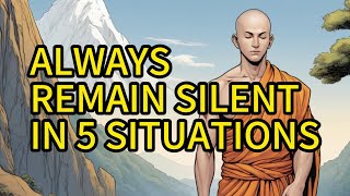 In 5 Situations, Always Remain Silent - Buddhist Story on the Power of Silence - Buddhism Inspired