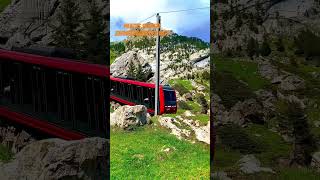 Steilste Zahradbahn der Welt Pilatus #swiss #swissalps #switzerland #schweiz #luzern #pilatus