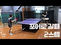 뉴나튜브 탁구스매시5. 양사이드 포어스매시 foot work smash