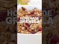 Homemade Granola Recipe #shorts