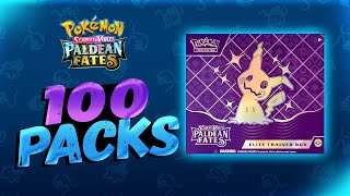 Opening 100x Pokémon Paldean Fates Booster Packs!