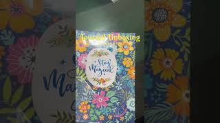 Journal Unboxing from Amazon at Rs 549 #journaling #journal #2025 #vision board