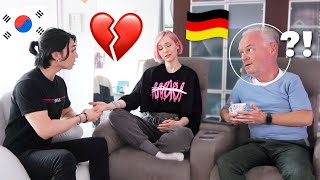 Breaking Up Prank On My DAD | Korean German Couple