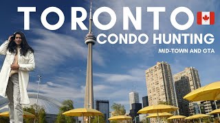 Toronto CONDO Hunting w/prices, experiences \u0026 tips - 5 units - GTA and Midtown