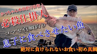 【コマセ真鯛】息子のお食い初め真鯛は俺(親父)が必ず釣る‼️#釣船 #海釣り #コマセ真鯛