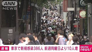 東京都の新規感染者386人　前週同曜日に比べ10人増(2021年6月27日)