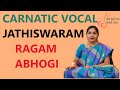 Jathiswaram : Abhogi Raag ( Sing Along )