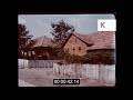 1970s driving pov of rural romania countryside hd from 35mm