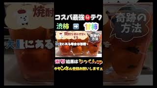 【2022コスパ最強㊙️テク】渋柿を甘柿にする簡単な方法！衝撃結果は➡️ひっくんsp動画　　　　　続きは➡https://youtu.be/iLlSzqHyz0M