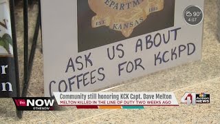 Community supports KCKPD in honor of Capt. Melton