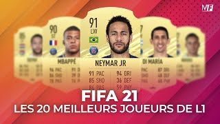 FIFA 21 : LES 20 MEILLEURS JOUEURS DE LIGUE 1 SUR FUT 21
