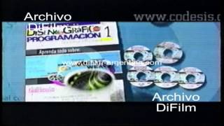 DiFilm - Publicidad Fasciculos Diseño Gráfico Programación (2000)