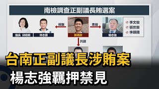 台南正副議長涉賄案　楊志強羈押禁見－民視新聞