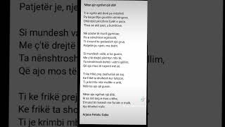 Nëse ajo ngrihet një ditë#poezi #shqip #dashuri #poezishqiptare #jetaime #albania #shqiperia #viral