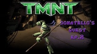 TMNT: (Video Game) HD - Let's Play (2013) - Donatello's Quest Ep.2 - (Xbox360)