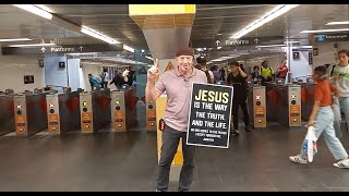 Planting seeds at Strathfield Station -19022025