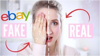 REAL vs FAKE Makeup - TESTING EBAY FAKES | Sophie Louise