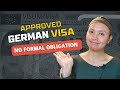 Visa Approval for Germany in 3 Days: No Formal Obligation [w/ English Sub]