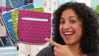 How to Sew a Duo Zipper Pouch with Crafty Gemini