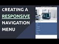 How  to create a simple animated responsive navigation menu, with HTML, CSS, ad JavaScript