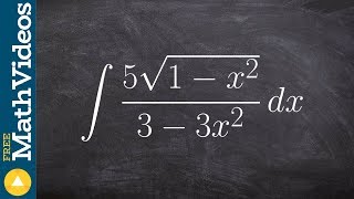 Find the integral with inverse trig