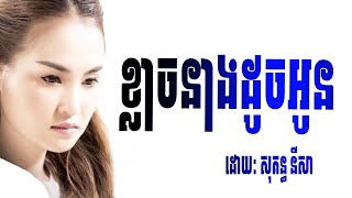 ខ្លាចនាងដូចអូន Lyrics សុគន្ធ នីសា Sokun Nisa  LOOP Lyrics