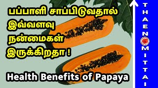 பப்பாளி சாப்பிடுவதால் இவ்வளவு நன்மைகள் இருக்கிறதா! | Health Benefits of Papaya | #Thaenmittaistories