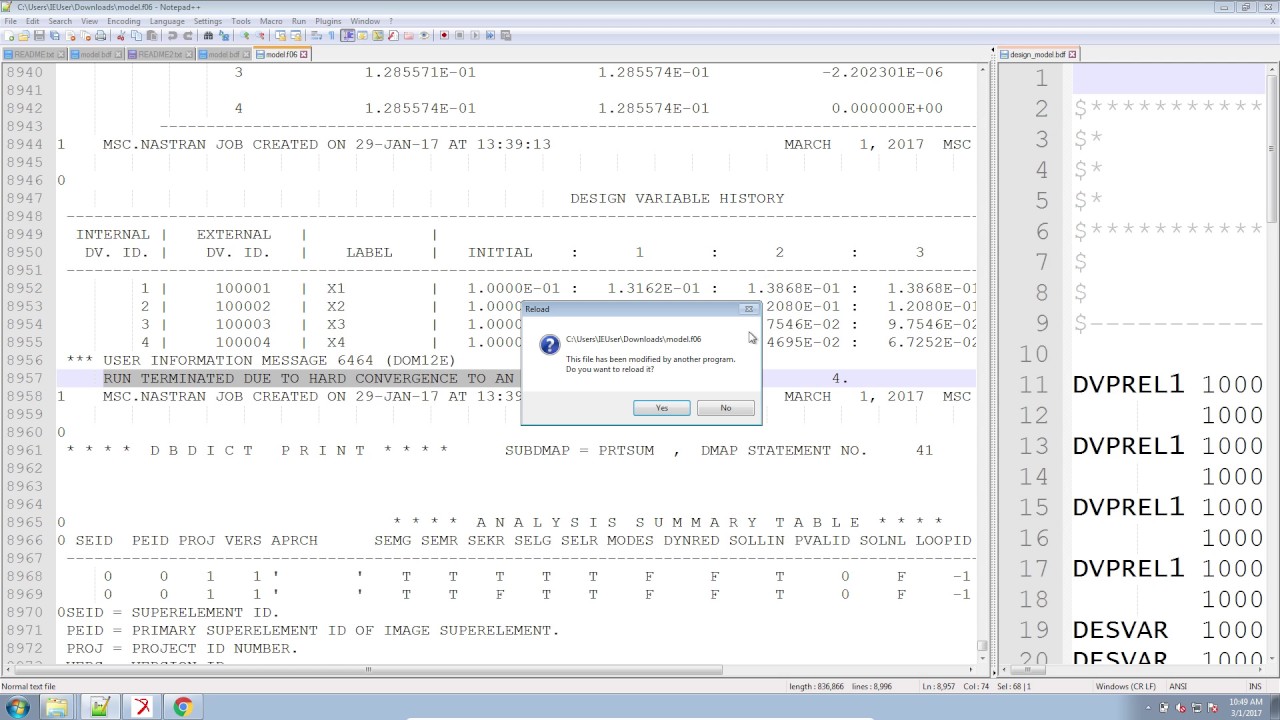 How To Run And Optimization With MSC Nastran SOL 200 Optimization - YouTube