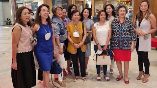 At the opening of Arte Fino at the Power Plant Mall