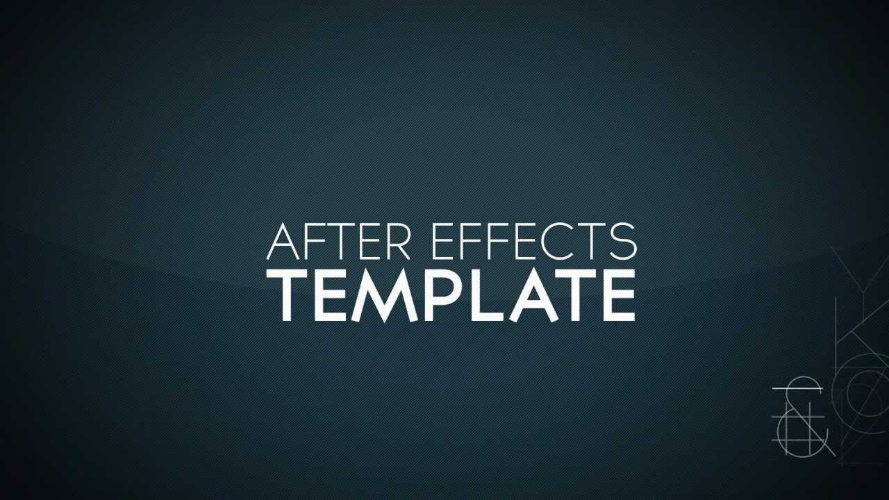 Free After Effects Intro Template 1 Youtube
