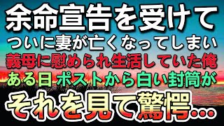 【感動する話】余命宣告を受け亡くなった妻。義母に支えられ生活していた…誕生日の朝にポストをあけると中から一通の白い封筒が…【泣ける話】【いい話】