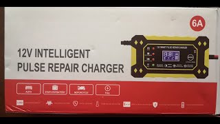 REVIEW 6A 12V Digital Car Battery Charger Fully Automatic Repair Charge For Car Motorcycle SUV